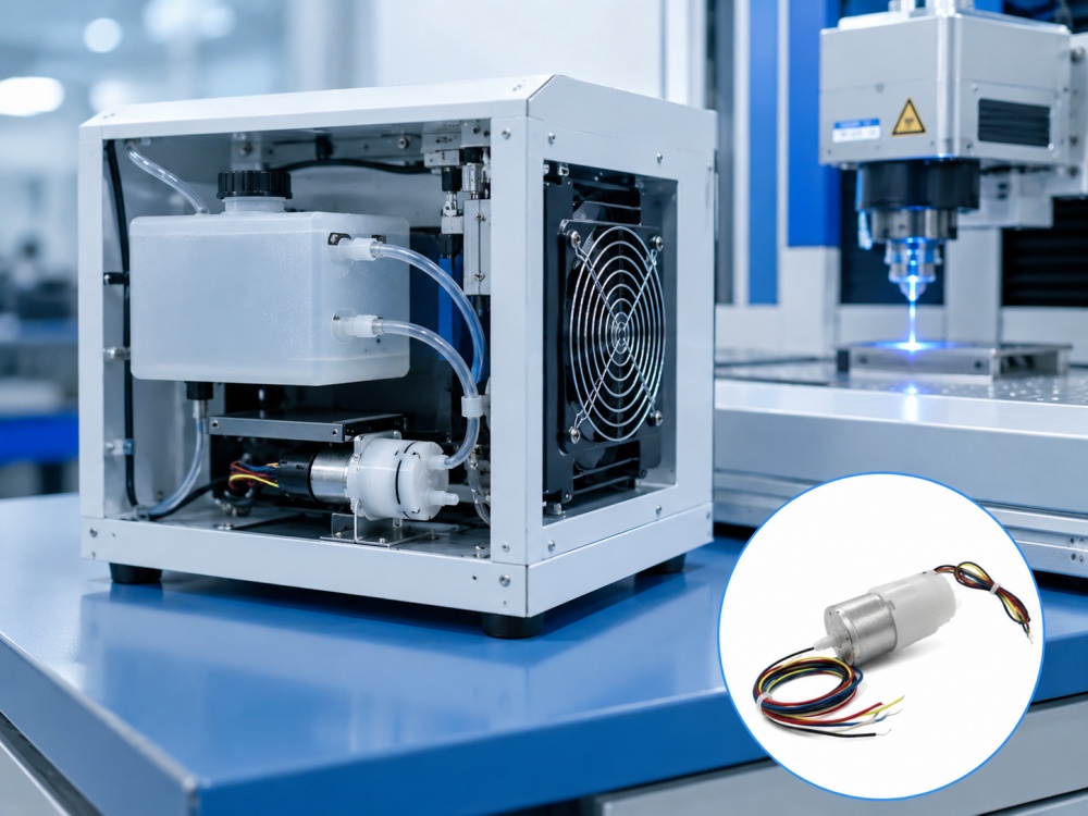 brushless micro water pump application in continuous cooling circulation and industrial equipment